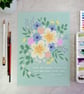 Matisse Flower Quote floral art print