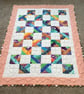 Hearts And Flower hand quilted and appliquéd  - Image 2