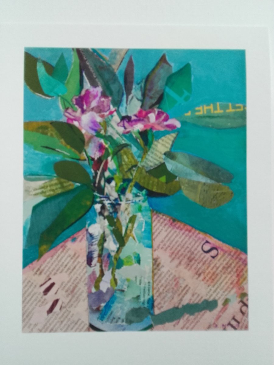 Giclee print of a original mixed media still life painting