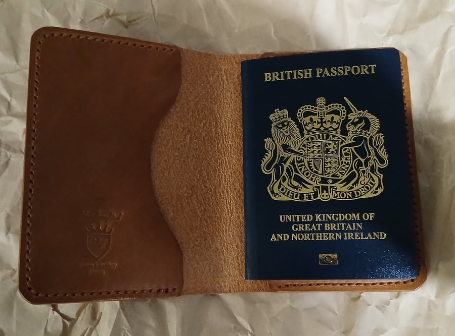 Handcrafted Leather Notebook & Passport Cover  