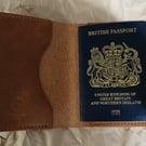 Handcrafted Leather Notebook & Passport Cover  