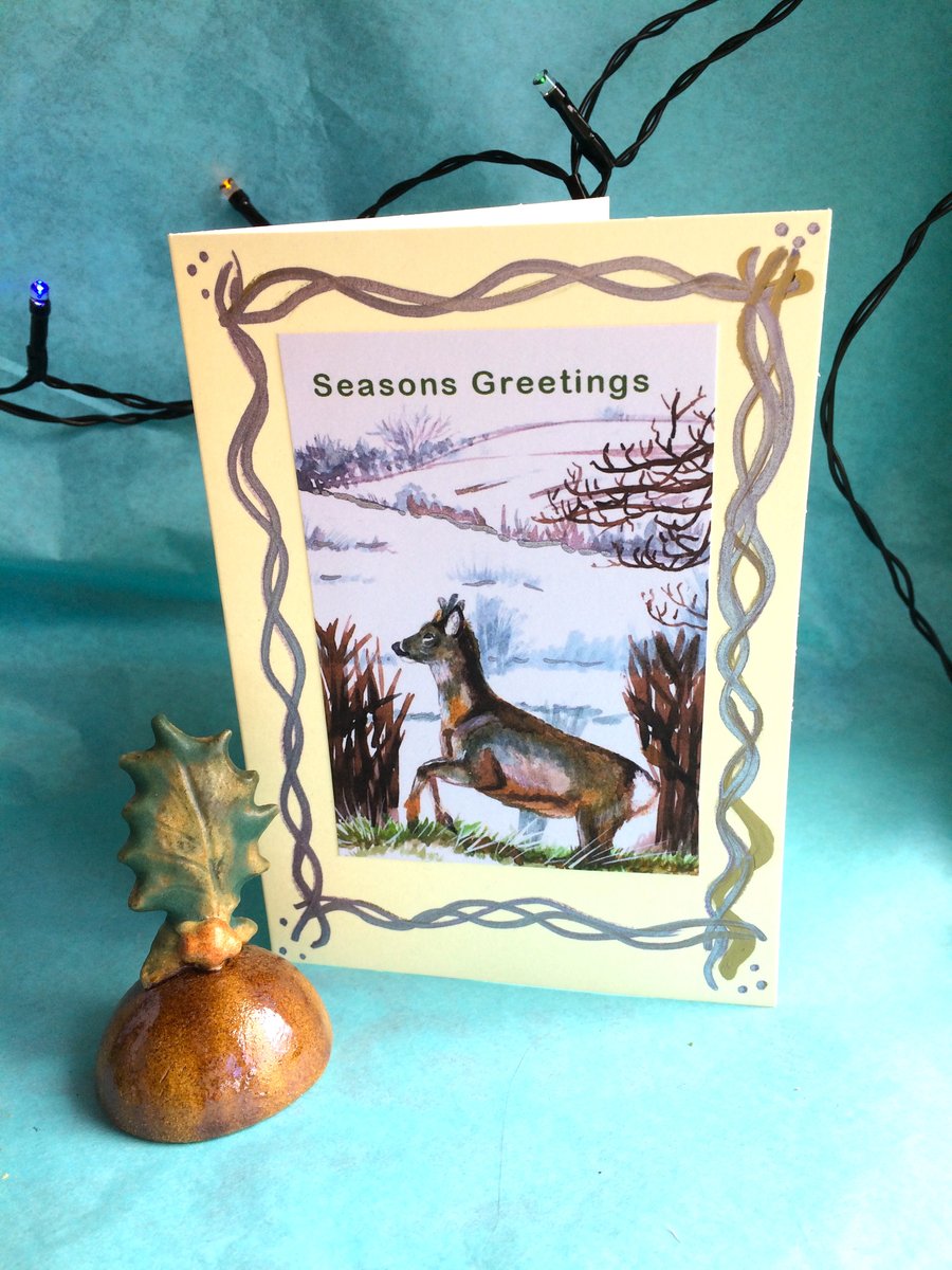 Card- Christmas Deer