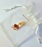 Brown Agate And Shell Earrings - Handmade In Devon - Image 10