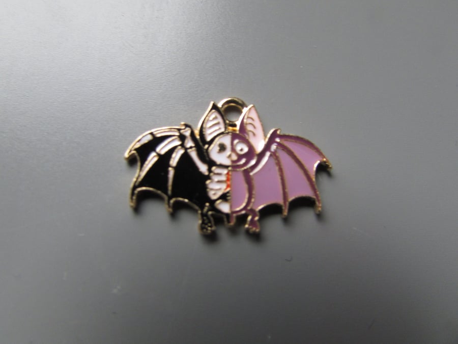 Bat Enamel Jewellery Charm