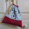  Clearance - Cotton Drawstring Bag - Christmas 