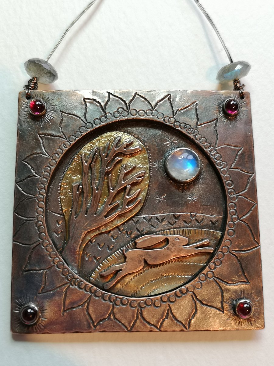 Little Copper and Brass Hare Picture