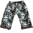 Reversible barrel leg pants 