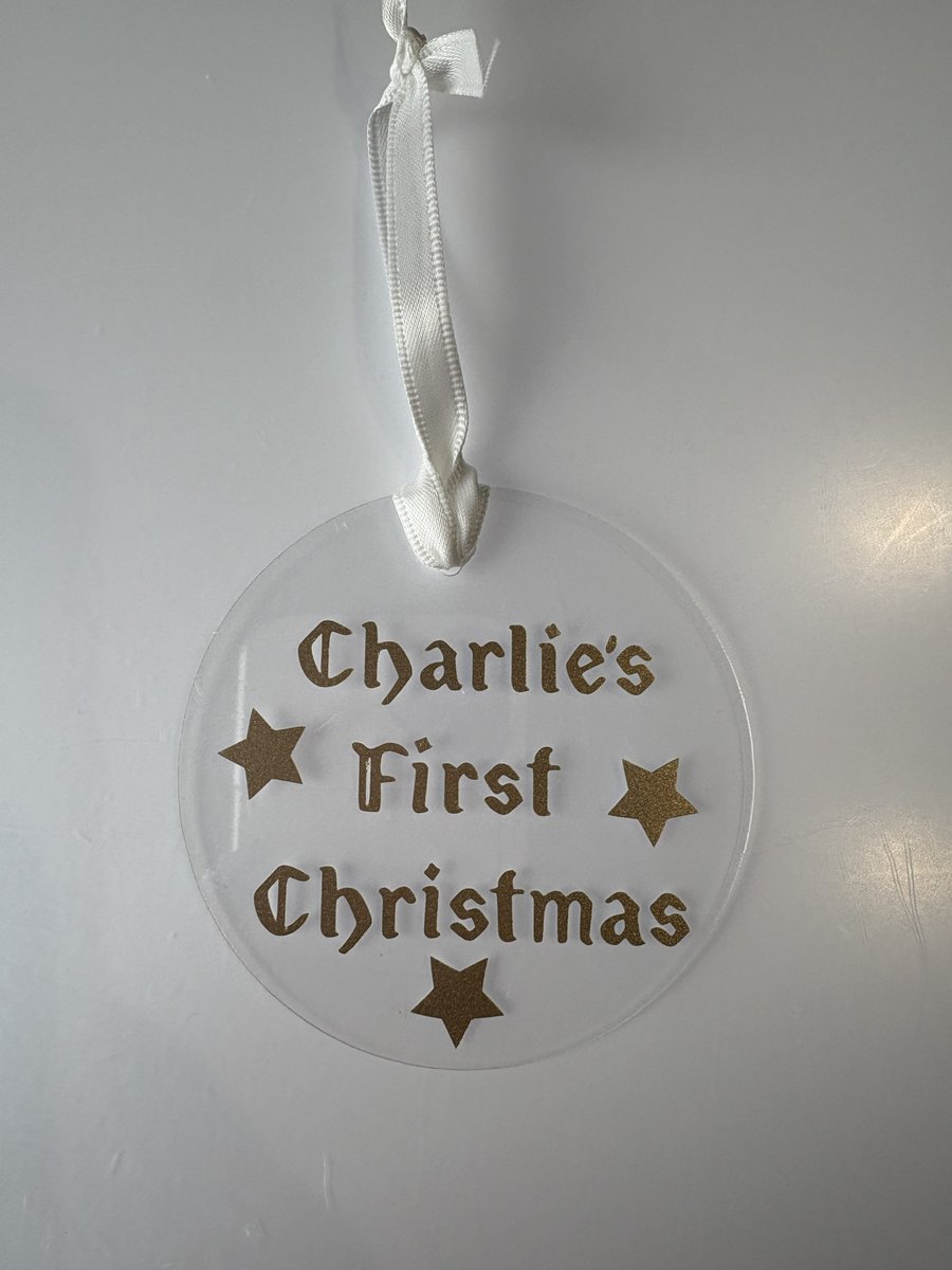 First Christmas Ornaments Collection, Personalised Baby Keepsakes: Made to Order