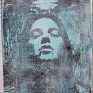 Under the water monoprint