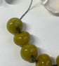 Chunky Serpentine Jade and oxidised silver necklace - Image 2
