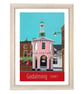 Godalming Surrey travel poster print by Susie West - Image 1