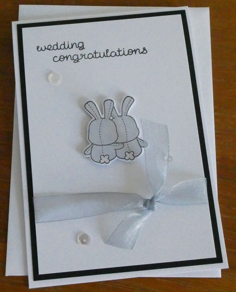 Wedding Card - Bunnies