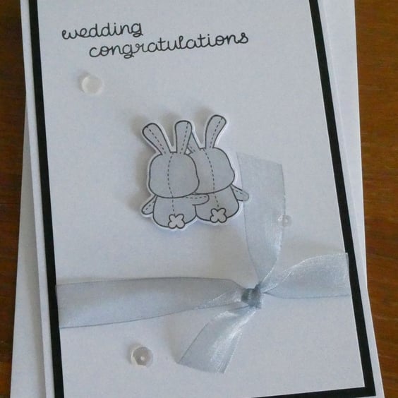 Wedding Card - Bunnies