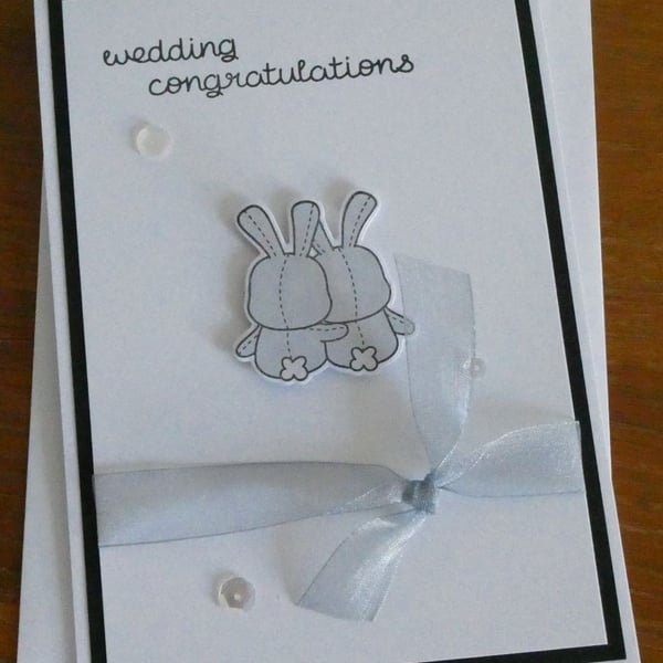 Wedding Card - Bunnies
