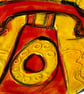 Ceramic Keepsake Wall Hanging: Red Telephone - Image 2