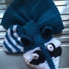 Childrens Raccoon Scarf