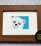 Cute Polar Bear - Original ACEO Painting - Image 5