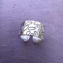 Matisse style blob ring