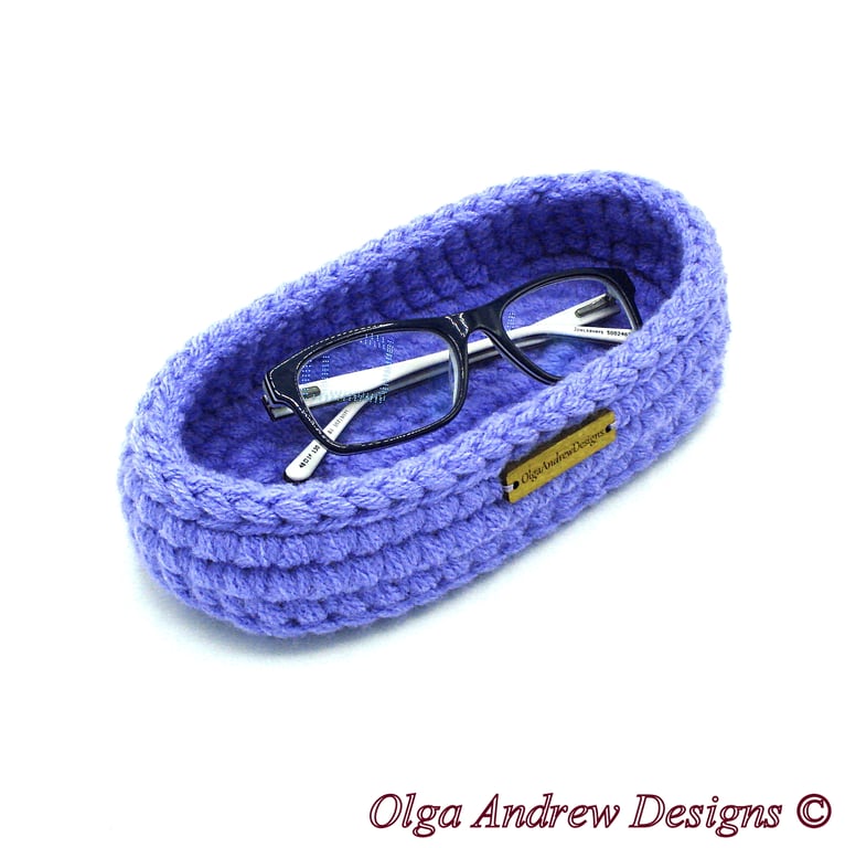 Soft eyeglasses tray, flat eyeglass stand holder, desk horizontal glasses holder