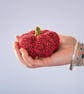Cute pumpkin decoration crocheted in premium acrylic yarn - Image 2