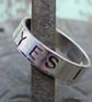 Sterling silver ring. Personalised. - Image 3