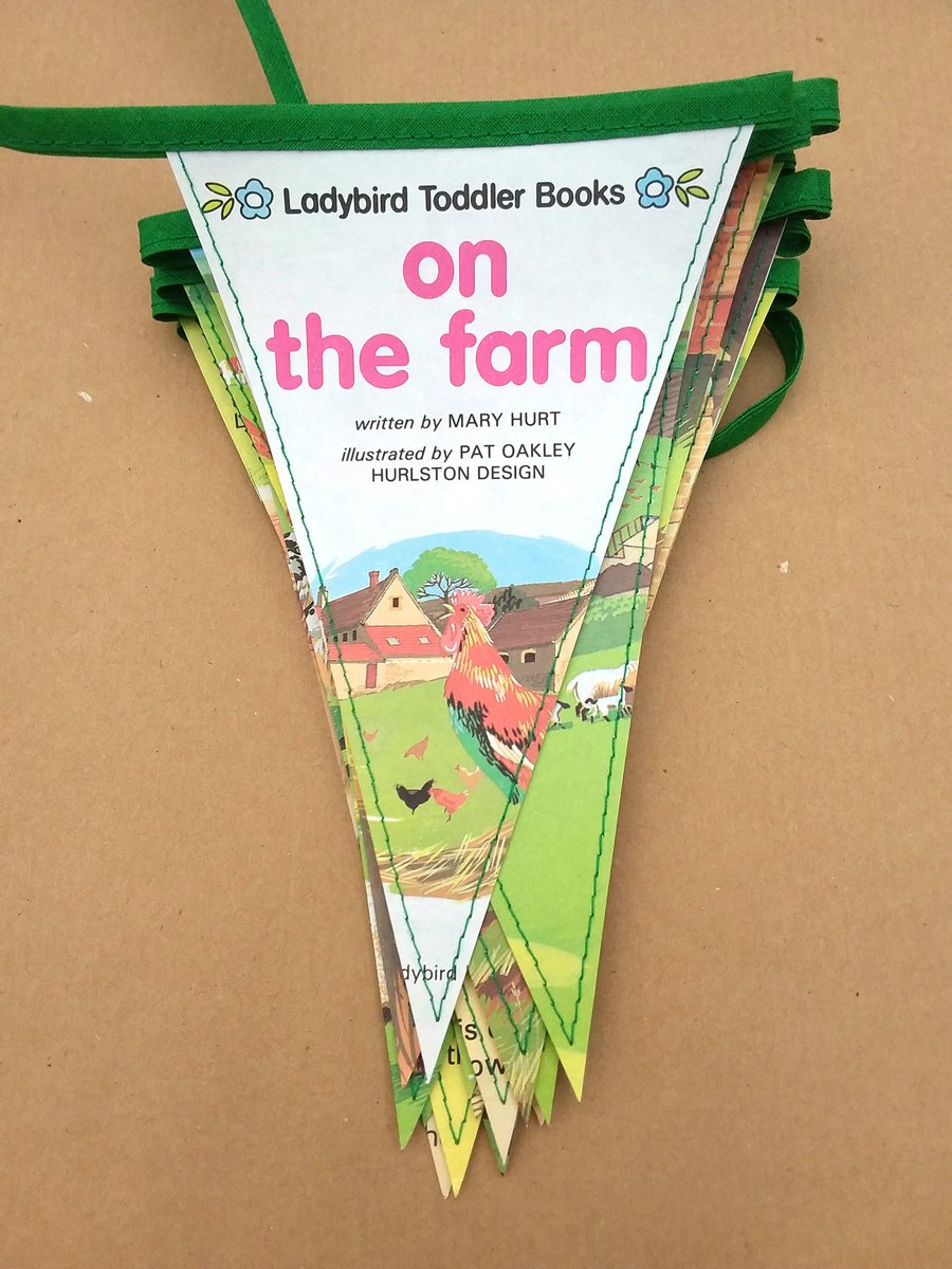 Book bunting - On the Farm