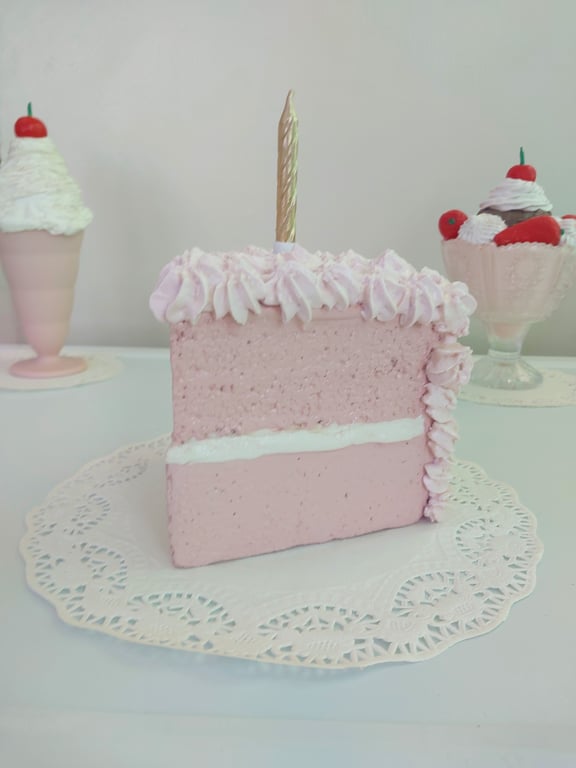 Fake Cake Faux Cake Wedge Slice Fake Bake 