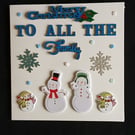 Handmade, to the family christmas card 