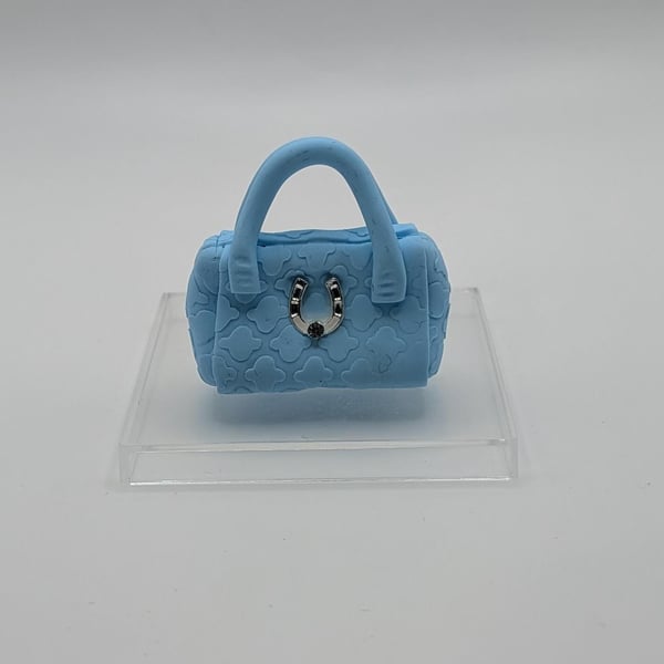 Miniature Handbag Cake Topper Polymer Clay Purse Decoration, Fashion Birthday De