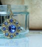 Little Sapphire Blue Crystal Pendant  - Image 4