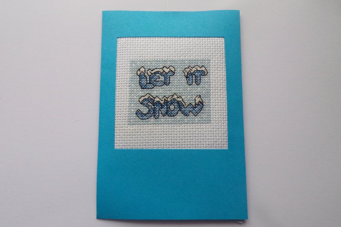 Christmas Card, Let it Snow Xmas Card