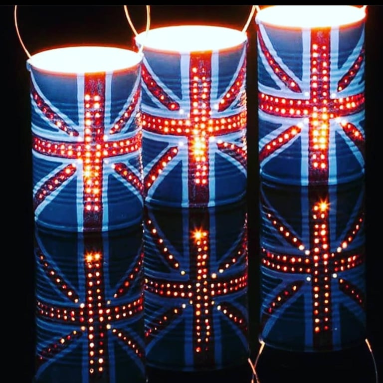 United Kingdom Tin Can Lanterns
