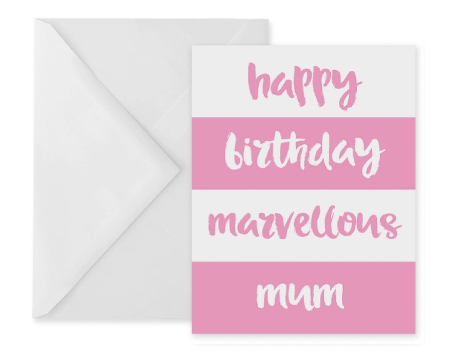 Mum birthday card