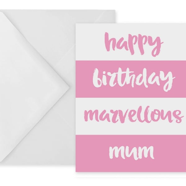 Mum birthday card