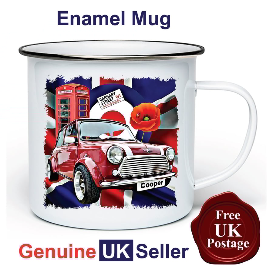 Unofficial Mini Cooper  Mug, Camping Mug, Fishing Mug, Outdoor Mug, Mini Cooper