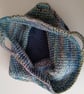 Crochet Basket Bag (The Blues) - holds so much! - Image 2