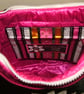 Black, Pink and White flower Handbag - Image 5
