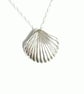 Sea shell pendant made from Silver