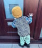 Kids Reversible Cotton Jersey Bomber Jacket -  sizes up up to 10 years - Image 3
