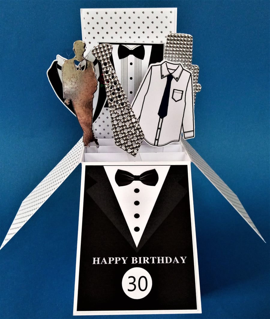 Men's 30th Birthday Card 