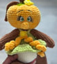 Handmade Crochet Amigurumi Pumpkin girl Soft Toy - Image 2