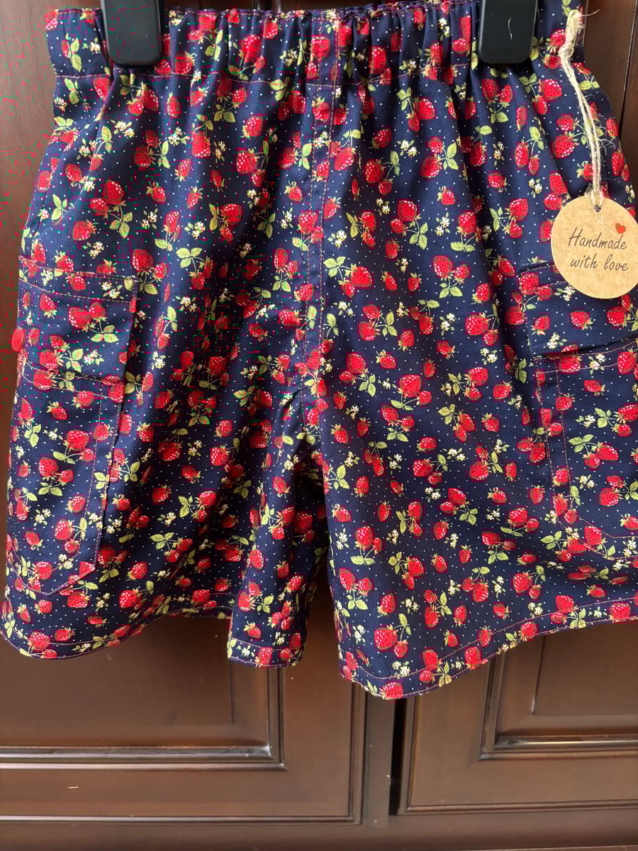 Strawberry Cargo Children’s Shorts
