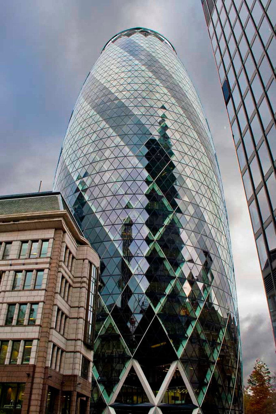 30 St Mary Axe The Gherkin London England UK Photograph Print