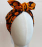 Pumpkin Print Headscarf (self toe) - Image 2