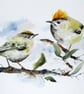 Golden, Original Watercolour Painting. Commission.