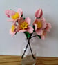 Medium Felt Flowers Card  - Cherry Blossom - Image 2