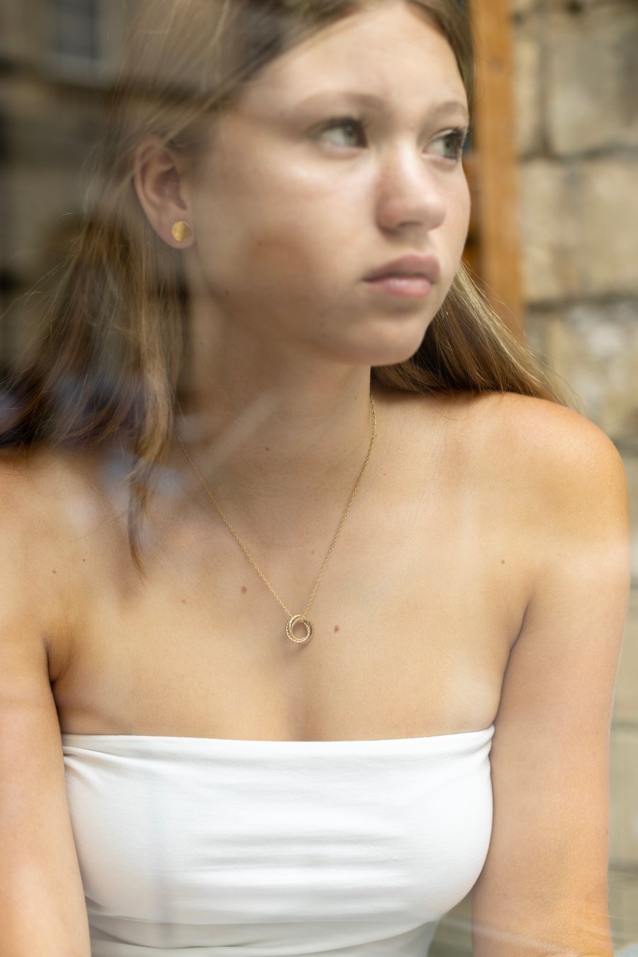 Eternity Necklace, Gold