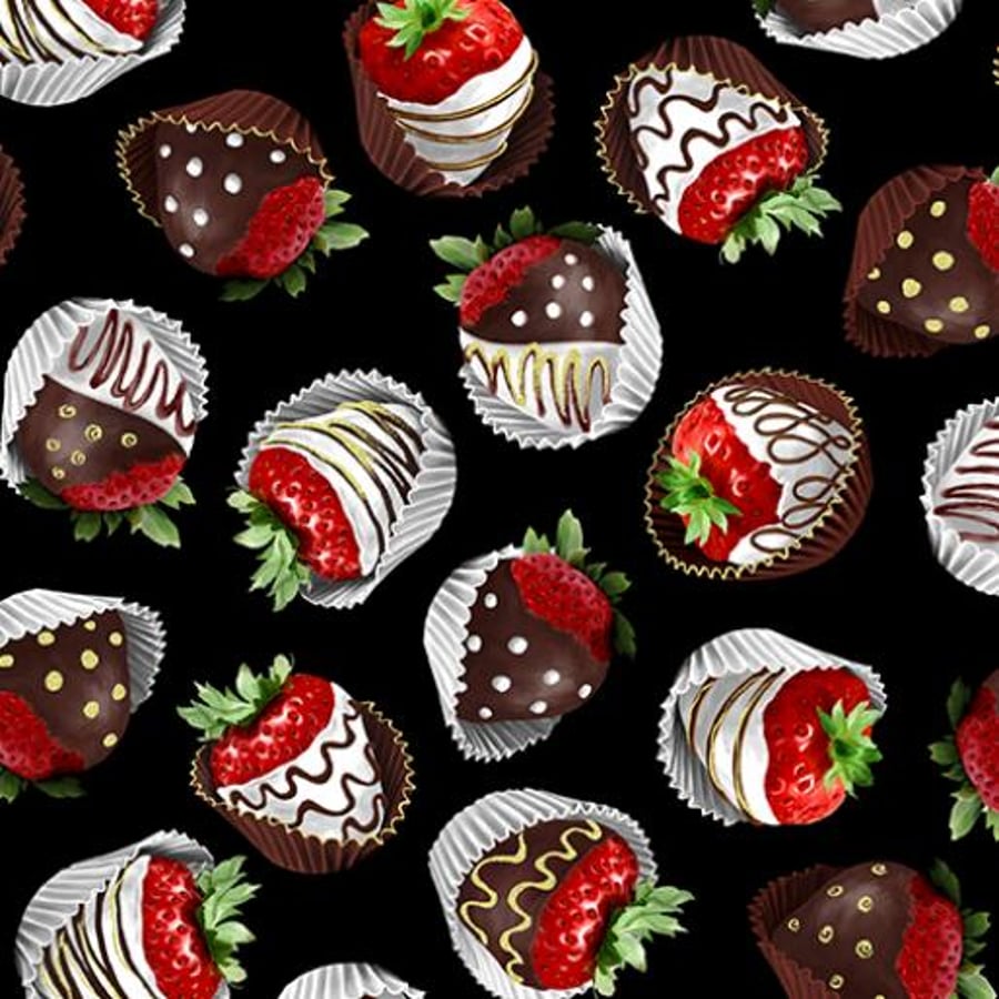 Chocolicious - Strawberry Delight - Benartex 