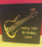 Personalised Bass Guitar Birthday Card - Rock Band, Guitarist, Music - Image 2