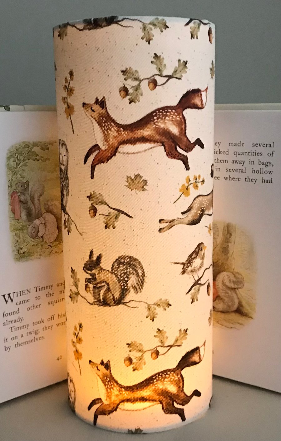 NEW Forest Friends - Handmade Children’s Tall Night Light